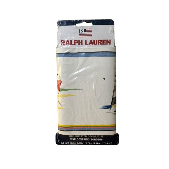 Ralph Lauren Other - NEW Sealed‎ Ralph Lauren Wallpaper Border Seacliff Sky Beach 8.5 Sq. Feet